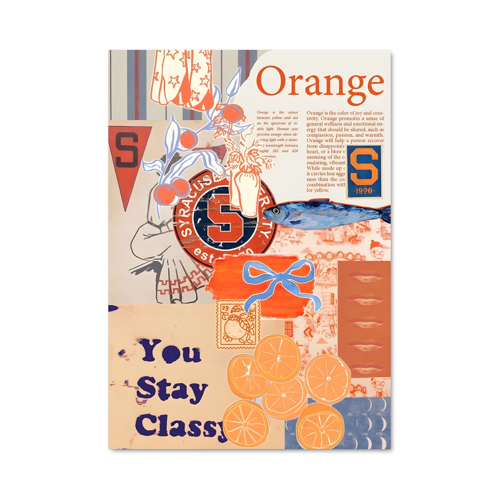 Poster Syracuse Sunset – affiche Basketball